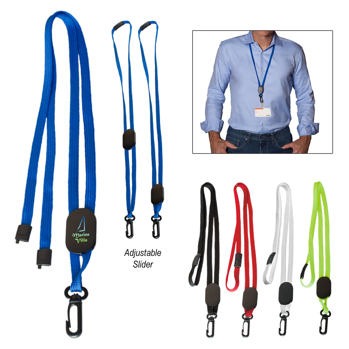 Adjustable Slidedown Lanyard 1 Adjustable Slidedown Lanyard