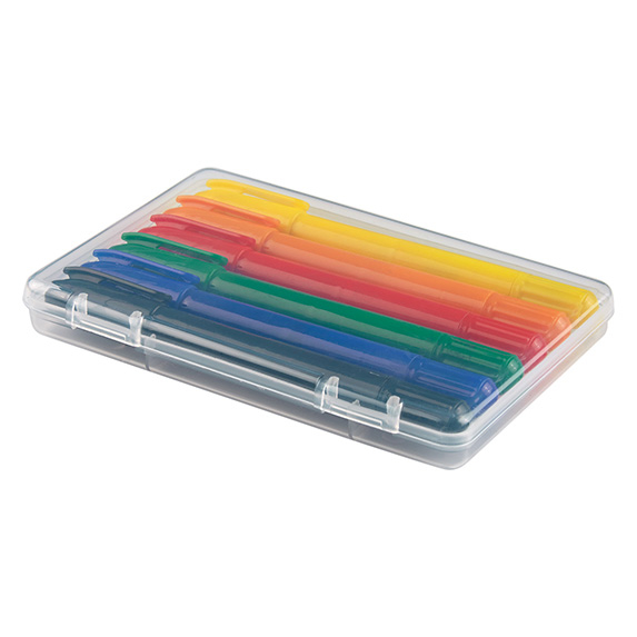 Set of 6 Retractable Crayons In Case 5 Set of 6 Retractable Crayons In Case