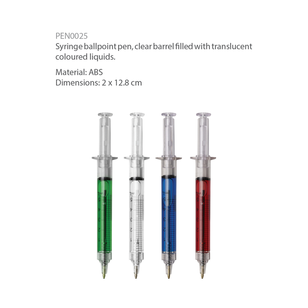 Syringe ballpoint pen 1 Syringe ballpoint pen