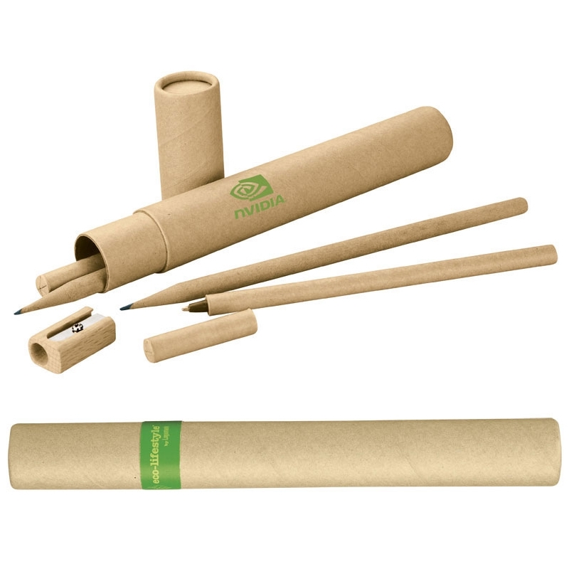 Basics Plastik Ambrose Pen & Pencil Set 3 Basics Plastik Ambrose Pen & Pencil Set