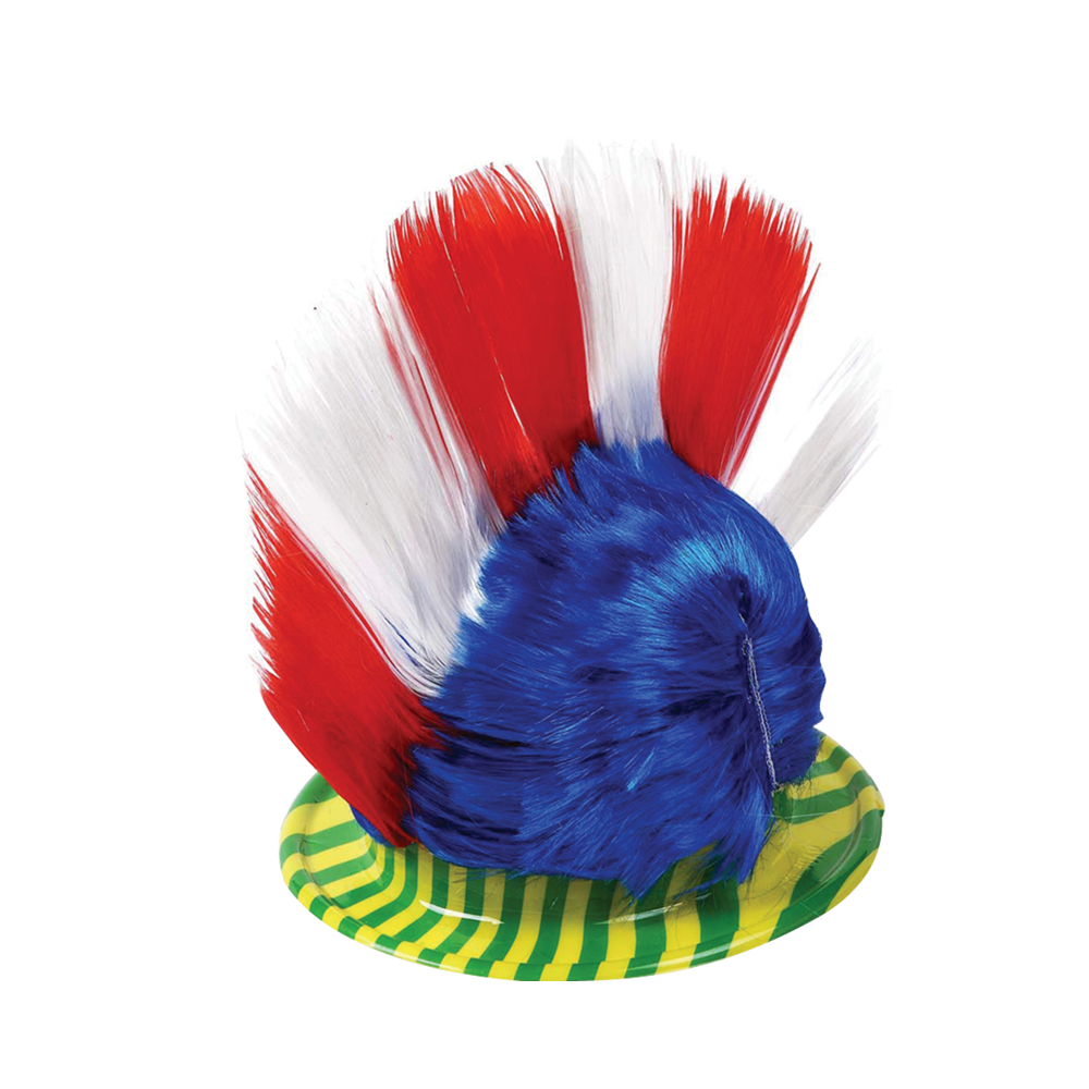 Blue white red Cheering hats and wigs 1 Blue white red Cheering hats and wigs