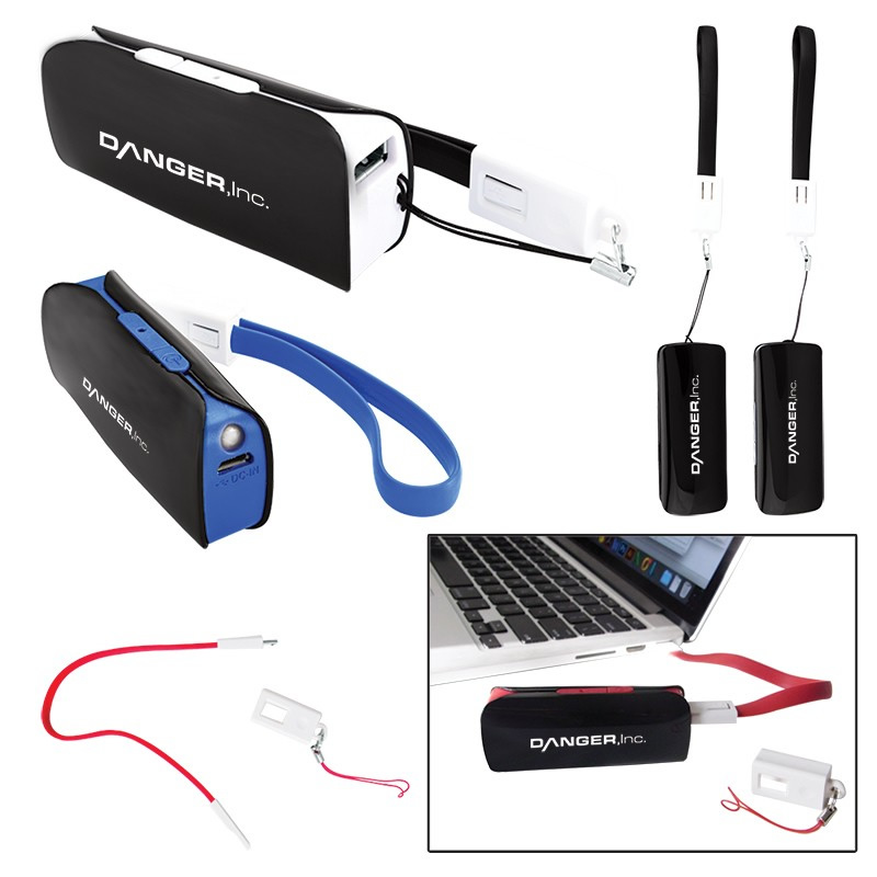 Mini Power Bank Charger with LED Light & Micro USB Cable Wrist Strap 1 Mini Power Bank Charger with LED Light & Micro USB Cable Wrist Strap