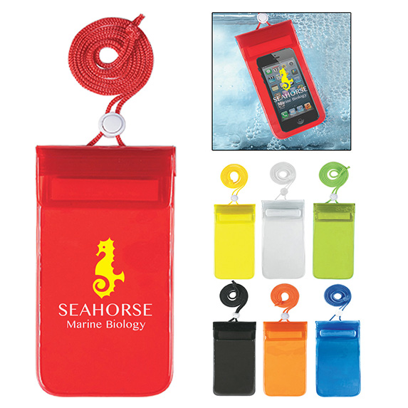 Translucent Corded Waterproof Phone Pouch 1 Translucent Corded Waterproof Phone Pouch