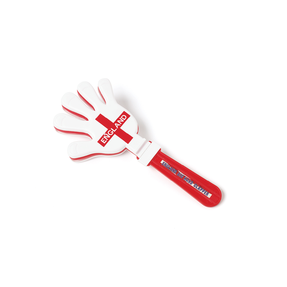 Hand Clapper - Red and White Handle 1 Hand Clapper - Red and White Handle