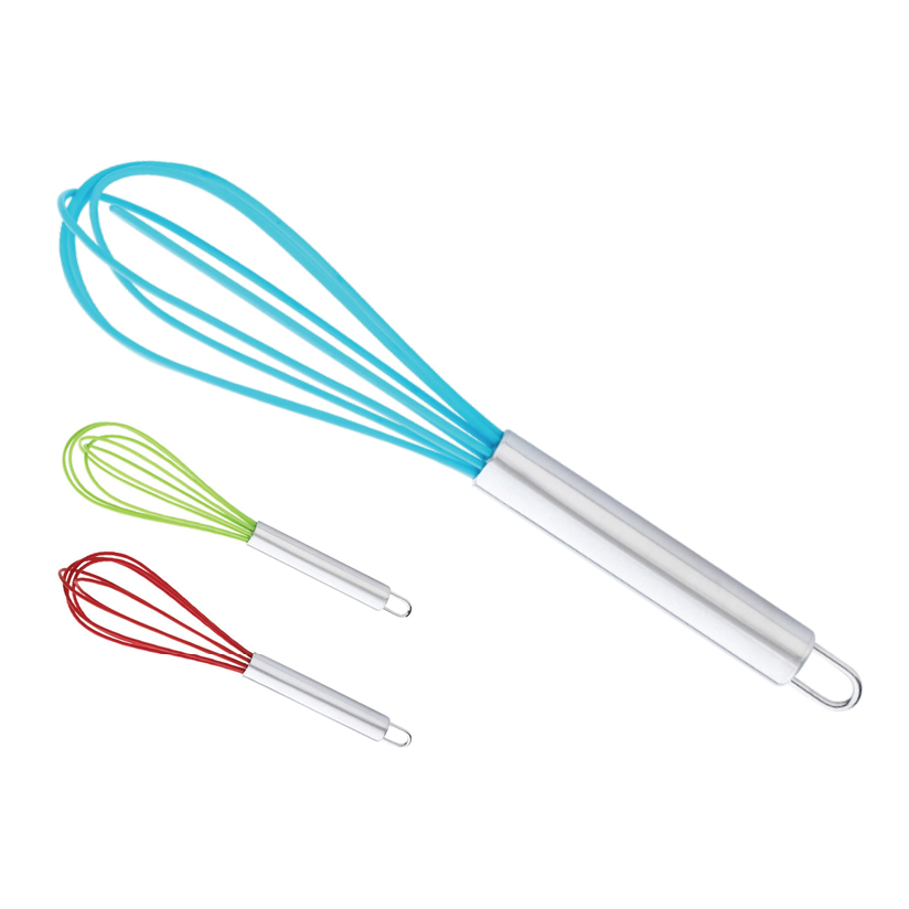 Rubber whisk withsteel handle Rubber whisk withsteel handle.