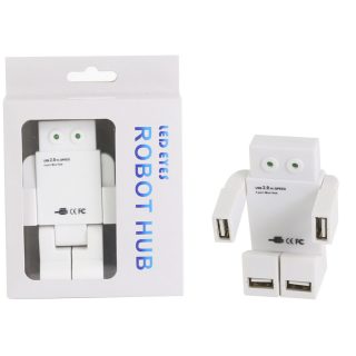 Plastic Fun 4 Port USB Hub