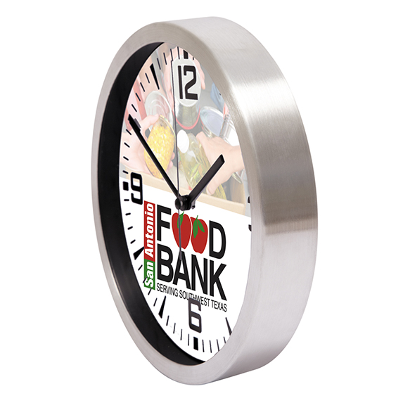 Brushed Finish Wall Clock 3 Brushed Finish Wall Clock