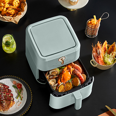 Stainless steel air fryer steam deep air fryer maker 4 Stainless steel air fryer steam deep air fryer maker