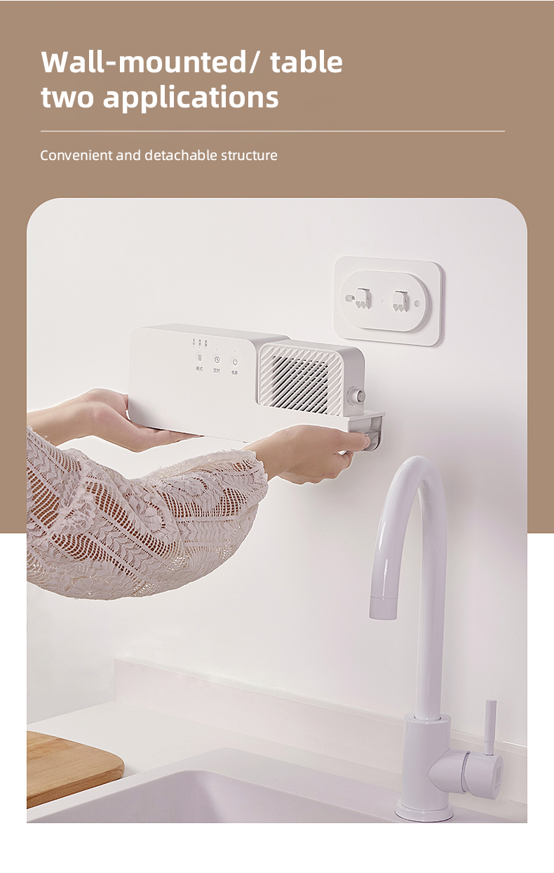 Wall-mounted Intelligent Food Purifier Automatic Fruit Vegetable Ion Purification Washing Machine