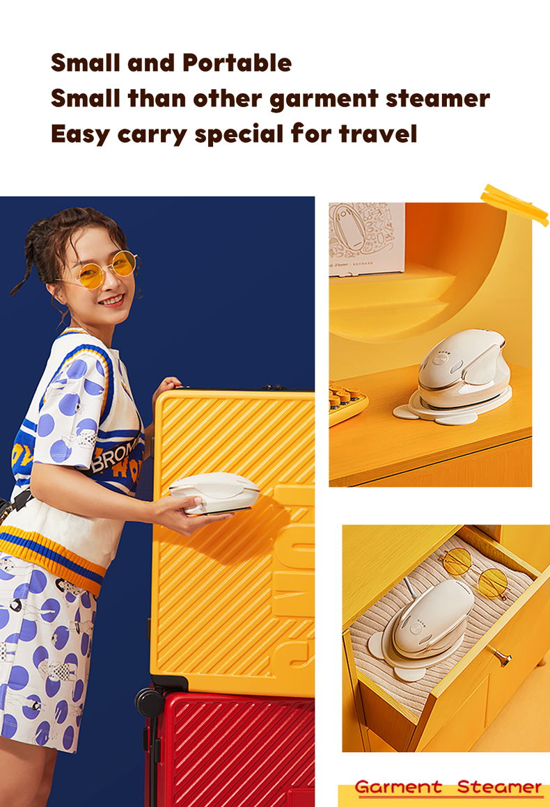 Mini HandHeld Travel Portable Garment Steamer Clothes Hanger Iron