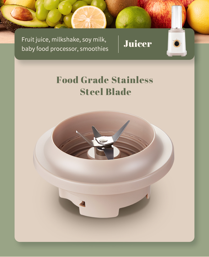 Multi-function Crossover Double Cup Juicer & Grinding