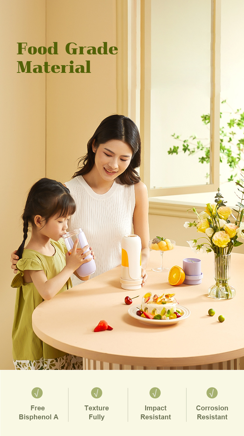 One-handed Drinking Mini Blender