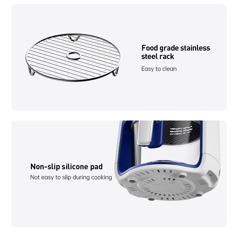 Mini air fryer & Visual glass body Infrared and Convection Oven Supports Customerizable Cooking