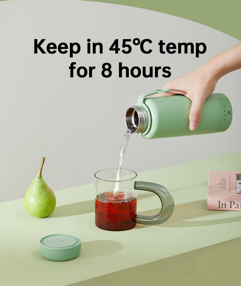 300ml Portable Double Wall Insulated Stainless Steel Thermos Vacuum Flasks Travel Water Kettle