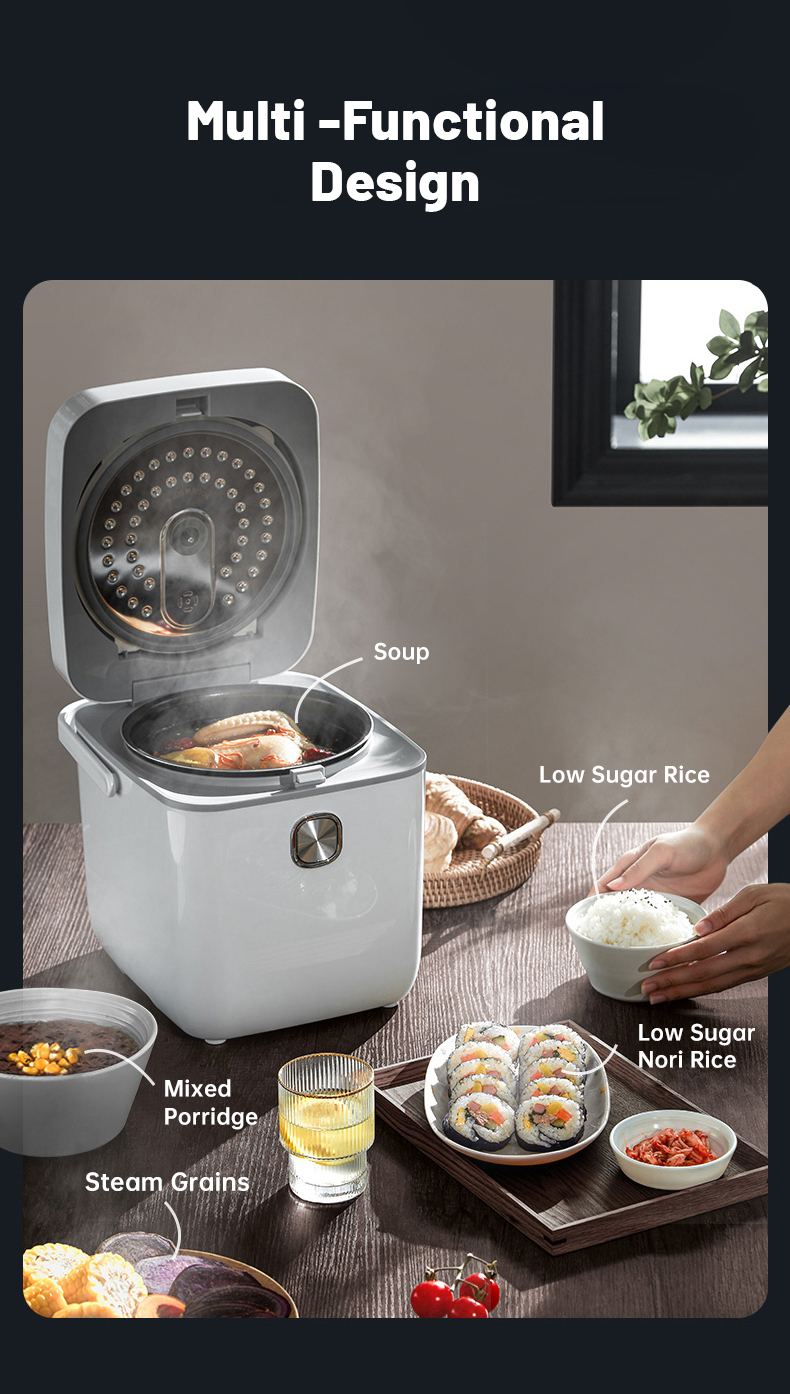Multi-functional Hypoglycemic Rice Cooker With 24 Hour Delay Timer
