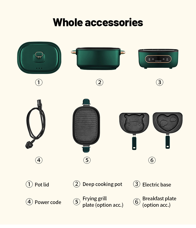 Multifunctional Portable Electric Mini Cooking Hot Pot for Travel Cooking with Non-stick Multifunctional Portable Electric Mini Cooking Hot Pot for Travel Cooking with Non-stick