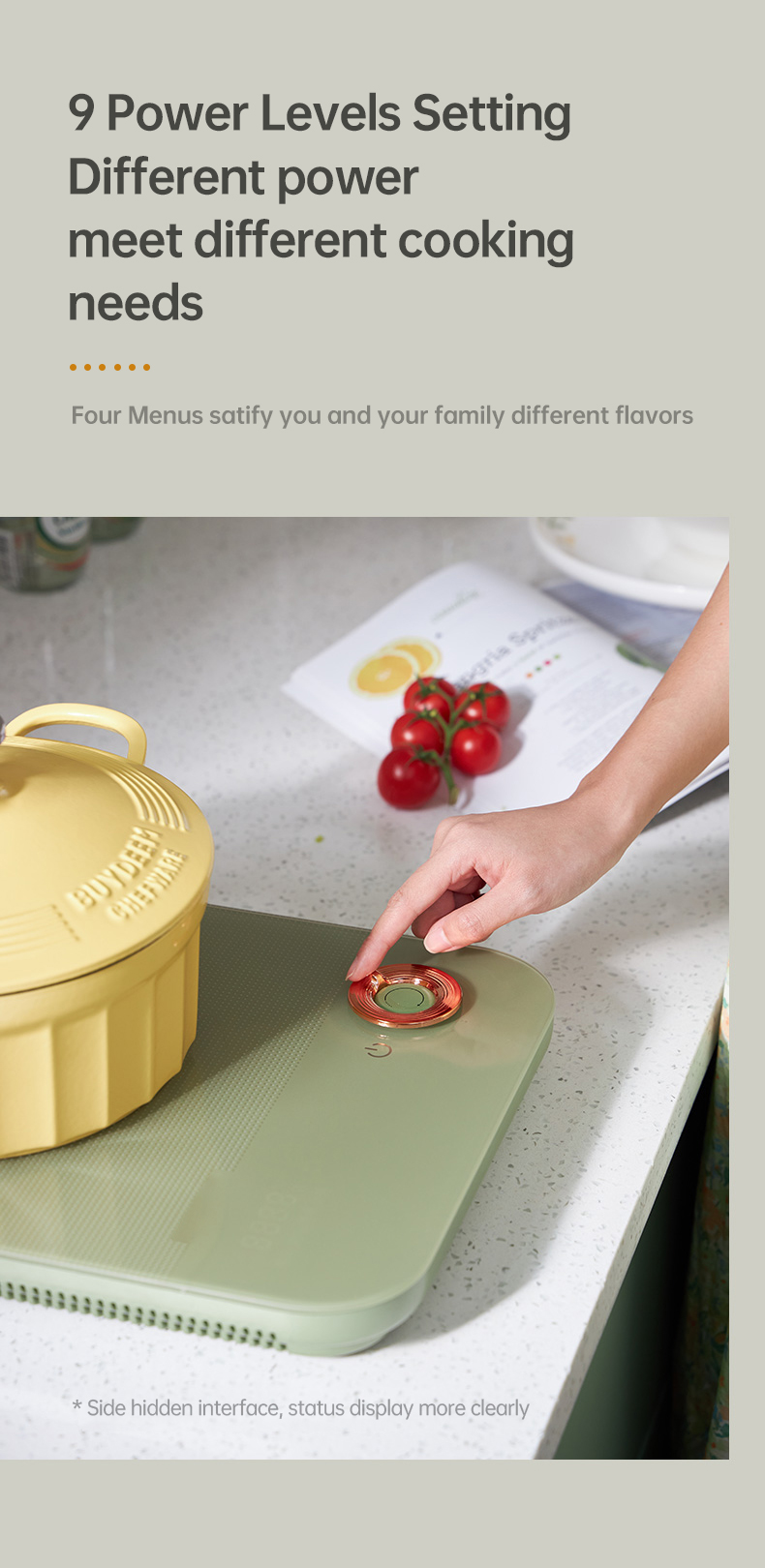 Burner Stove National Portable Cooking Appliances Induction Electrical Induction Stove New Design Touch Control Induction Cooker