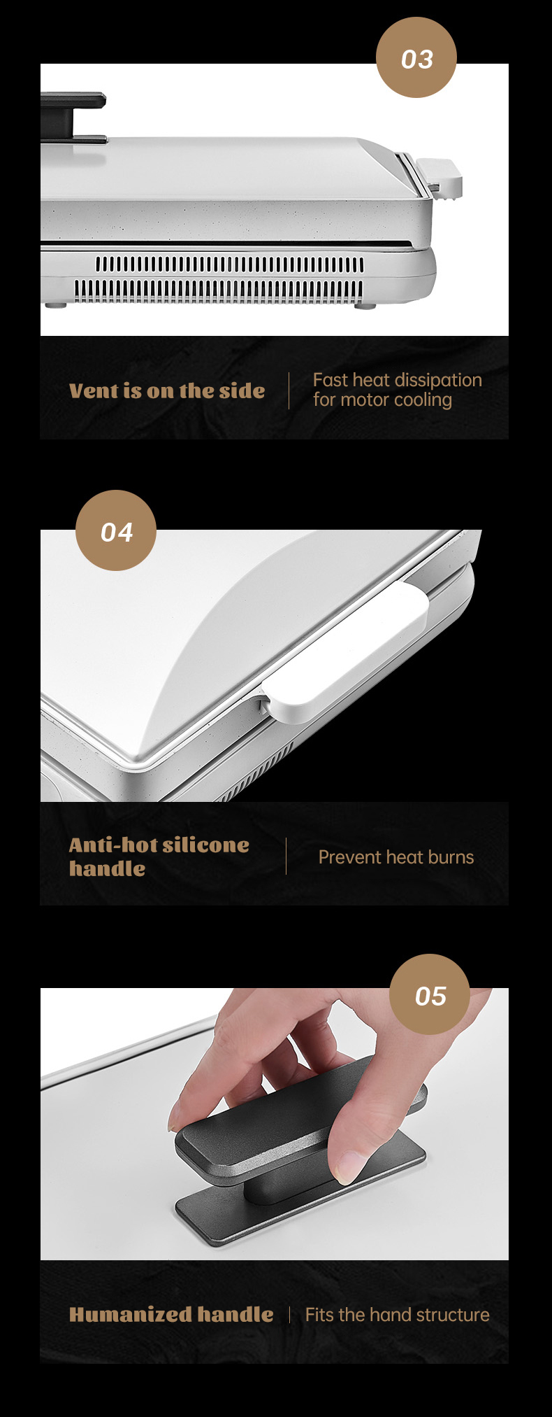 Portable Countertop Burner Double Digital Induction Cooker Cooktop with High Power