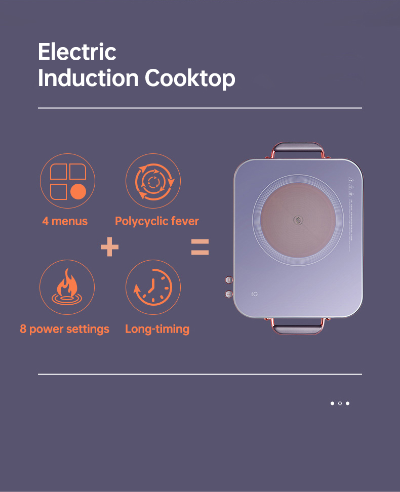 Fashion Portable Induction Cooktop Countertop Burner Induction Hot Cooker Plate