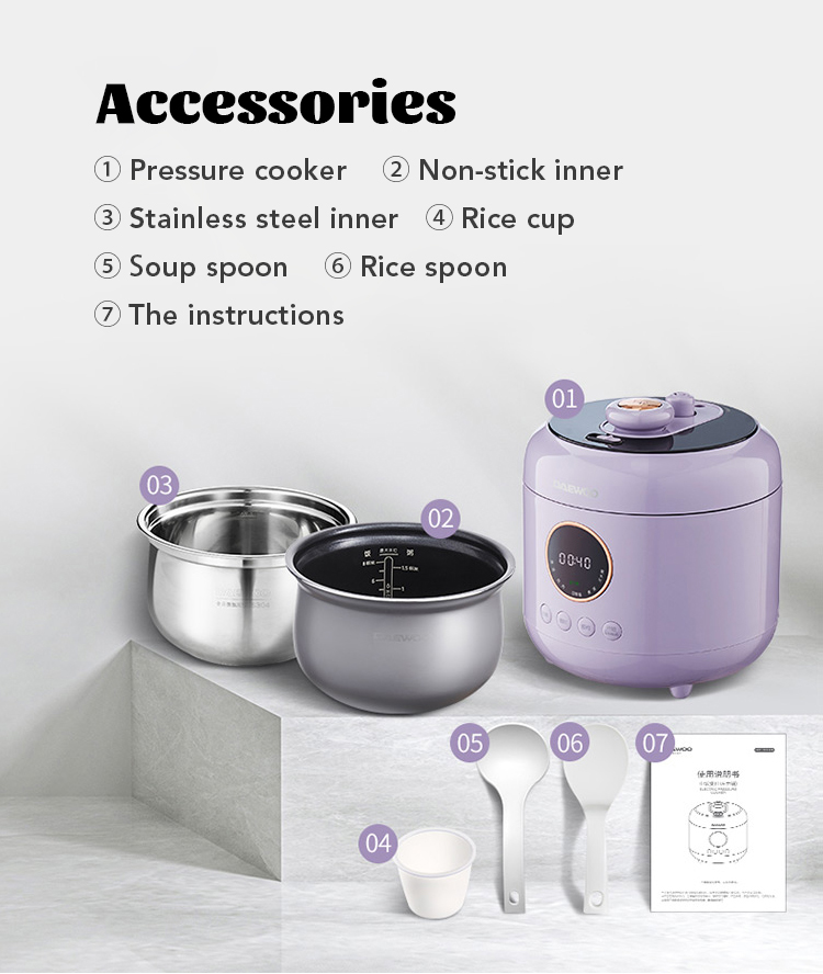 Multi-functional Induction Electric Pressure Cooker Rice in Pressure Cooking