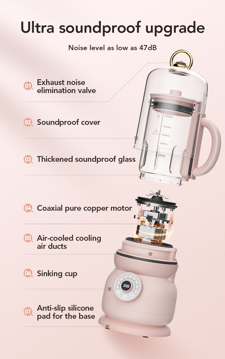 Blender Factory Direct Sale Low Noise Blender Juicer Blender Factory Direct Sale Low Noise Blender Juicer