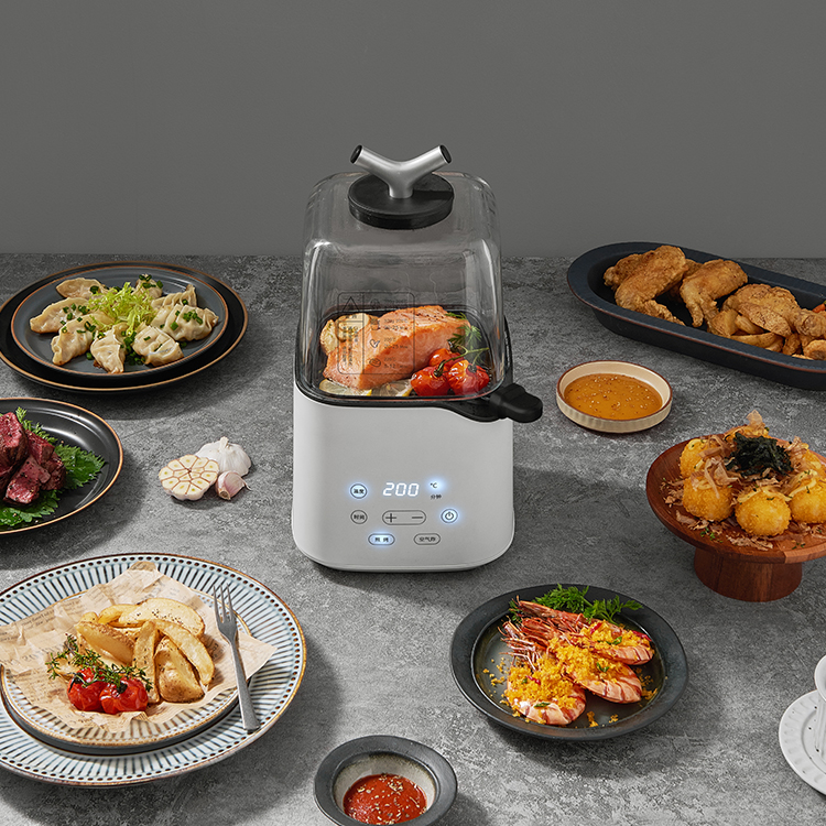 House Kitchen Multi-function Digital Oil free Air fryer cup with baking tray 3 House Kitchen Multi-function Digital Oil free Air fryer cup with baking tray
