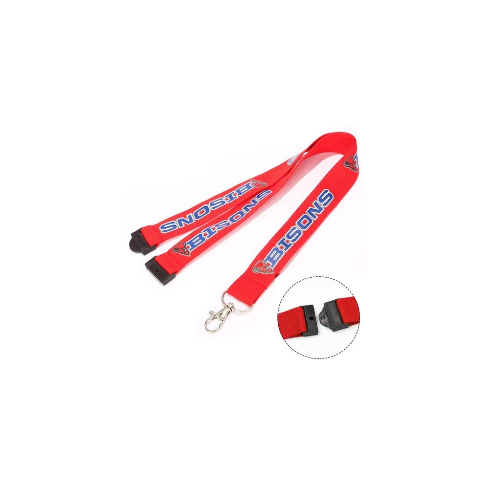 3/4'' Polyester Lanyard w/ Safety Breakaway Badge Holder 1 3/4'' Polyester Lanyard w/ Safety Breakaway Badge Holder