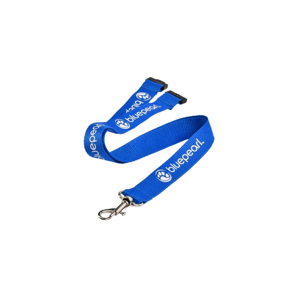 3/4'' Polyester Lanyard w/ Safety Breakaway Badge Holder 4 3/4'' Polyester Lanyard w/ Safety Breakaway Badge Holder