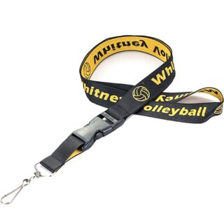 3/4" Buckle Release Woven Lanyard