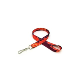 3/4" Digitally Sublimated Lanyard w/ J Hook