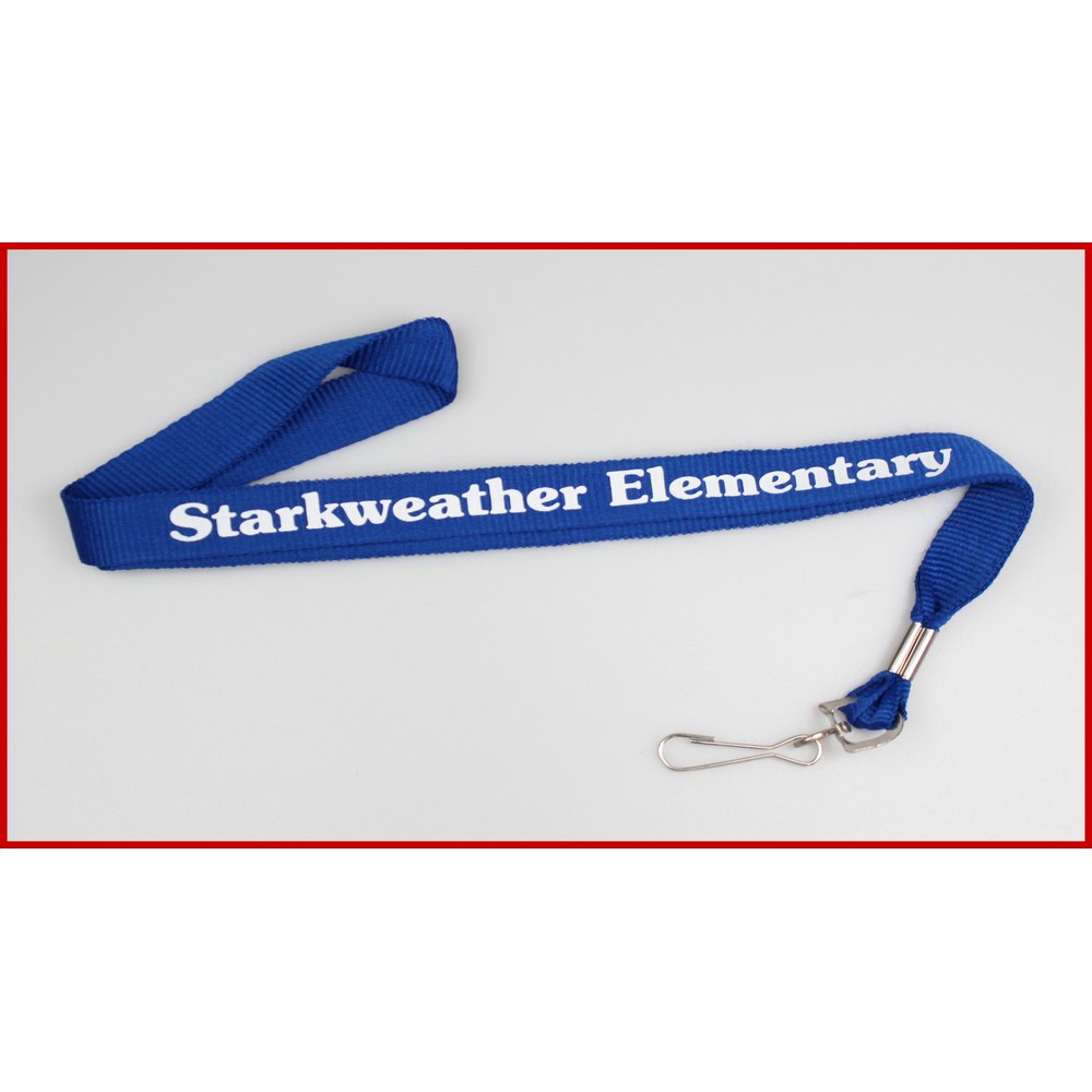 3/4" Domestic Screen Printed Lanyards 1 3/4" Domestic Screen Printed Lanyards