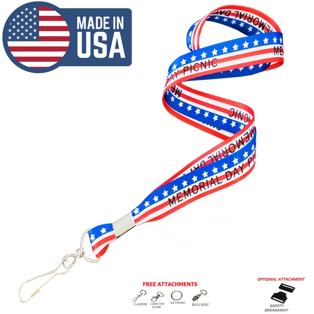 3/4" Full Color Sublimation Lanyard 1 3/4" Full Color Sublimation Lanyard