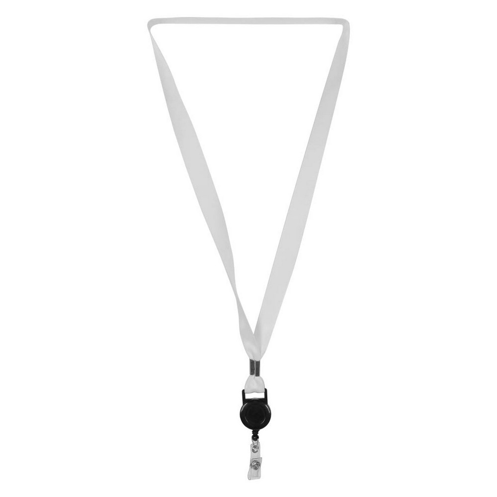 3/4" HT Sublimation Lanyard w/ Retractable Badge Holder 2 3/4" HT Sublimation Lanyard w/ Retractable Badge Holder
