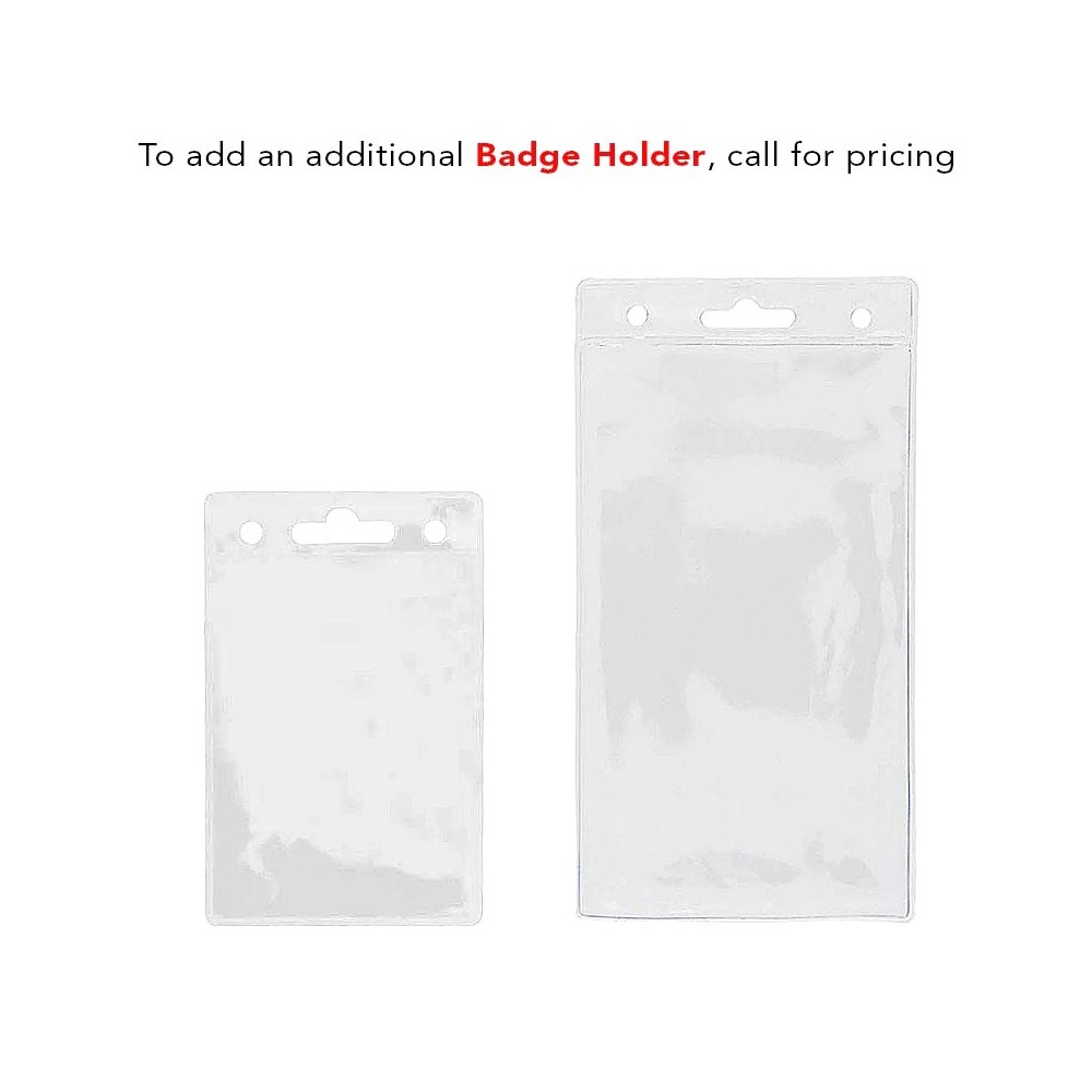 3/4" HT Sublimation Lanyard w/ Retractable Badge Holder 3 3/4" HT Sublimation Lanyard w/ Retractable Badge Holder