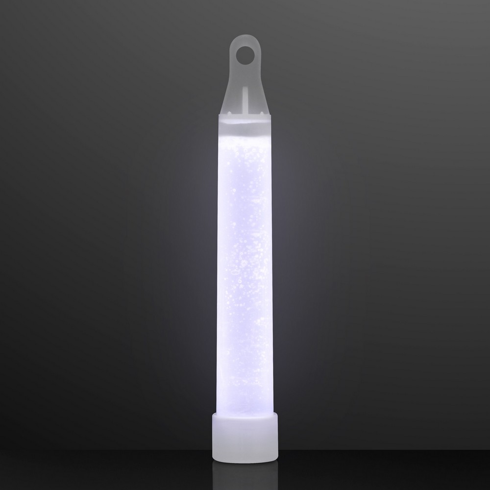 4" White Mid-Sized Glow Sticks with Lanyard - BLANK 1 4" White Mid-Sized Glow Sticks with Lanyard - BLANK