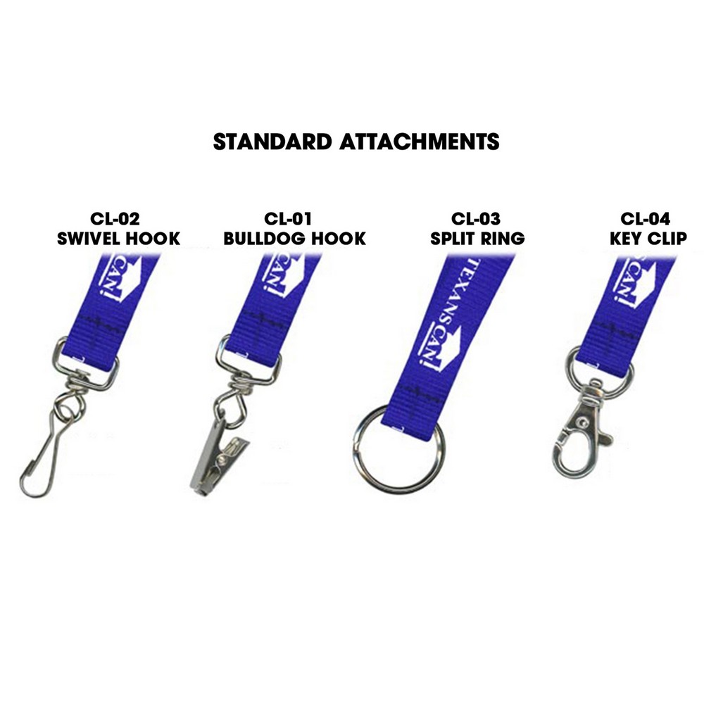 5/8" Polyester Lanyard 3 5/8" Polyester Lanyard