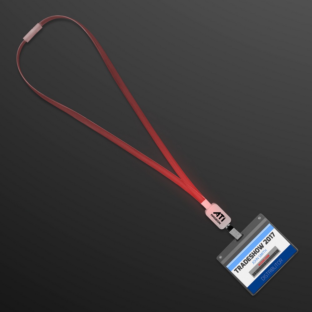 Supernova Light Lanyards, Color Change LED Badge Holders 3 Supernova Light Lanyards, Color Change LED Badge Holders